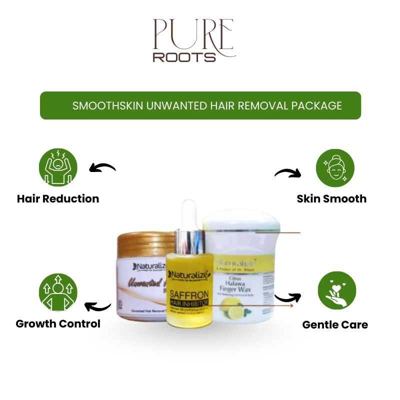 SmoothSkin Unwanted Hair Removal Package