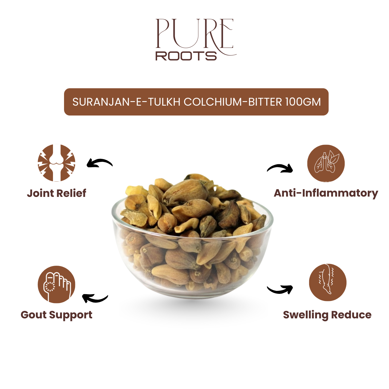 Suranjan-e-Tulkh Colchium-Bitter 100gm