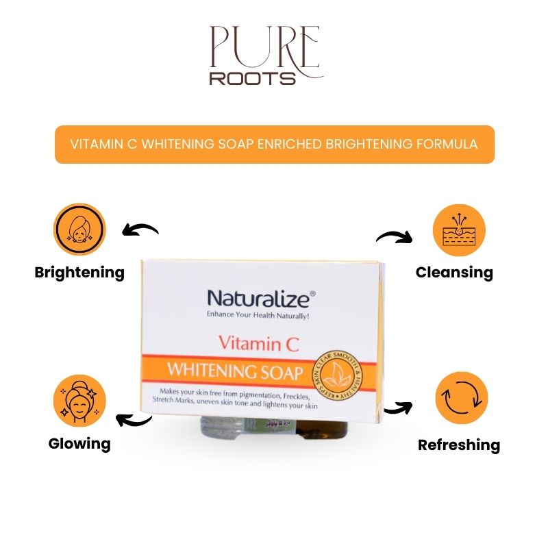 Vitamin C Whitening Soap Enriched Brightening Formula