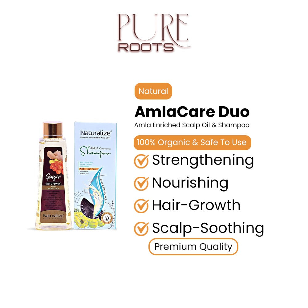 AmlaCare Duo - Amla-Enriched Scalp Oil & Shampoo
