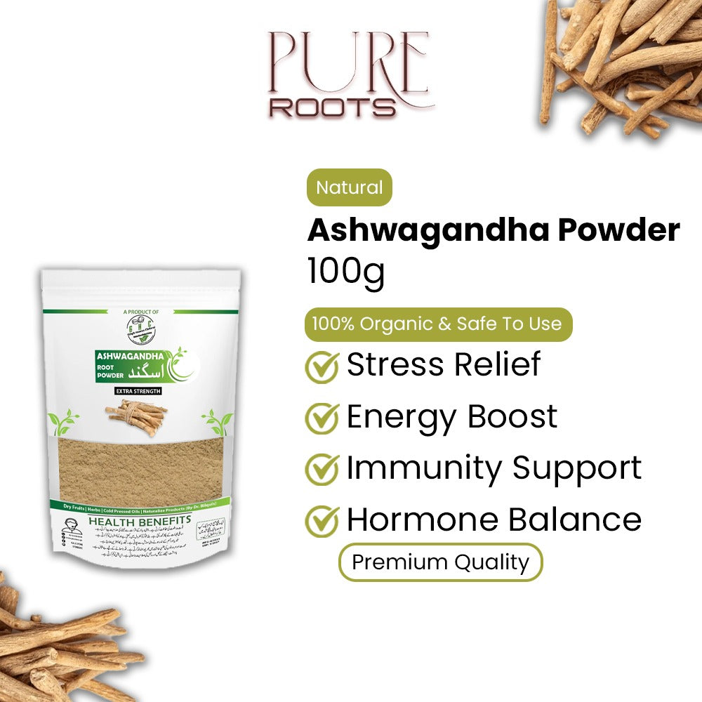 Ashwagandha (Nagori) Herb Powder – 100g