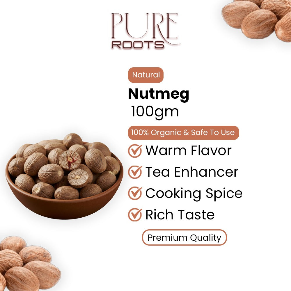 Pure Jaifal Nutmeg 100gm