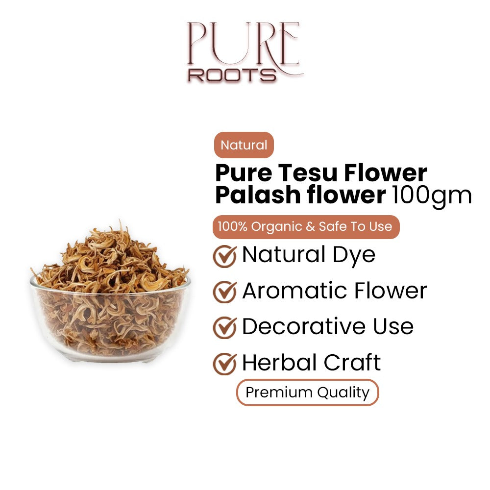Pure Tesu Flower Palash flower 100gm