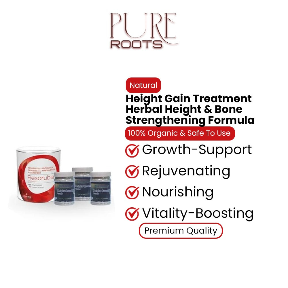 Height Gain Treatment - Herbal Height & Bone Strengthening Formula