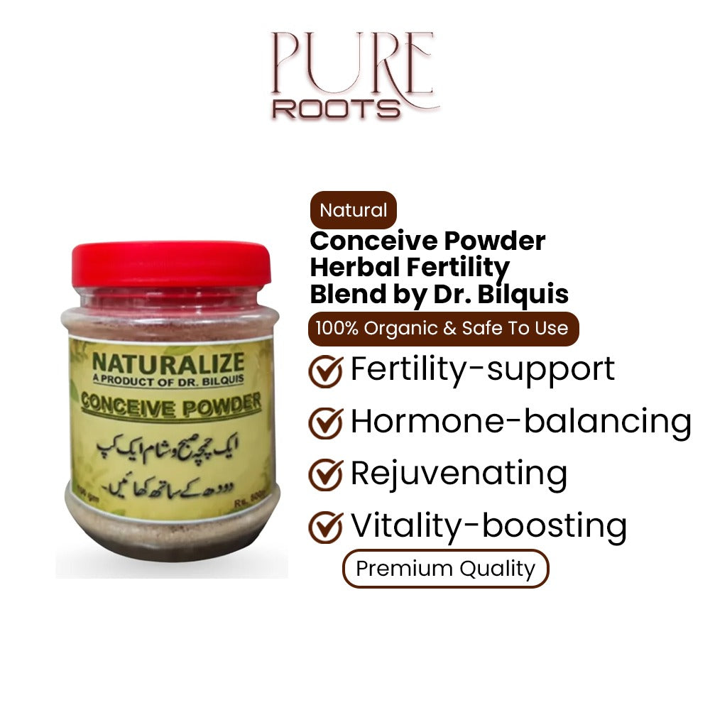 Conceive Powder - Herbal Fertility Blend by Dr. Bilquis