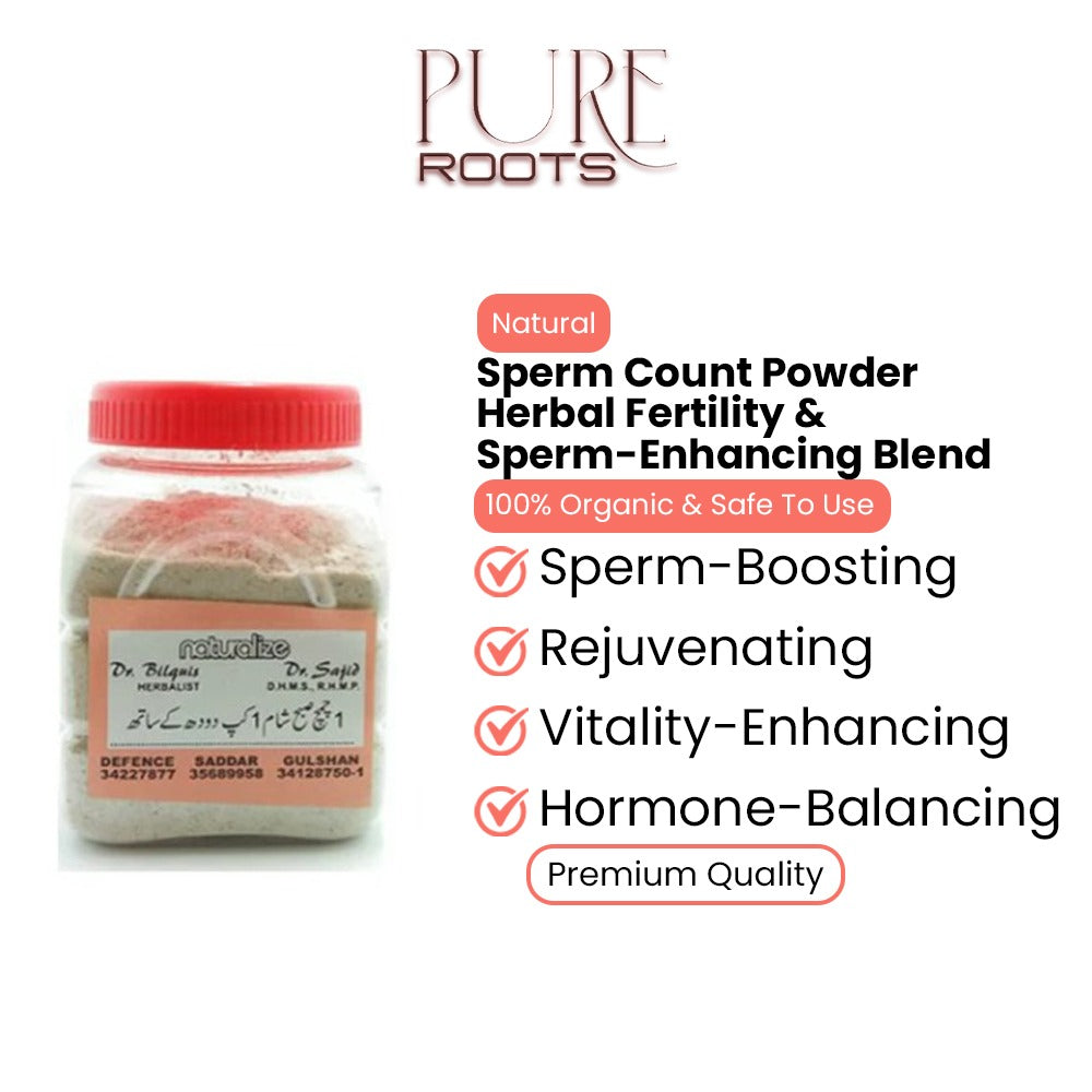Sperm Count Powder - Herbal Fertility & Sperm-Enhancing Blend