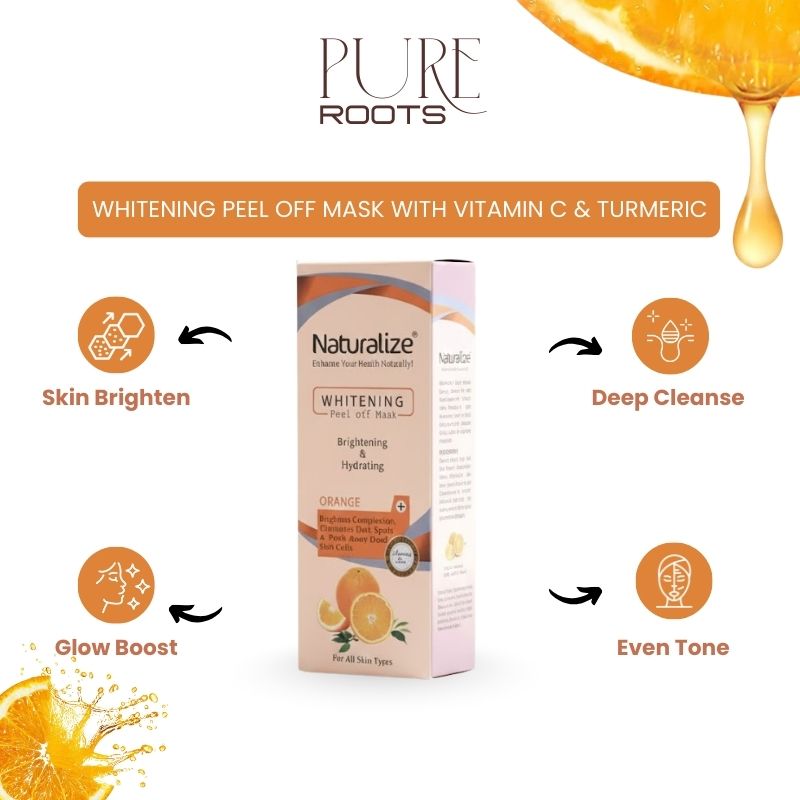 Whitening PEEL-OFF Mask - Brightening & Exfoliating Peel-Off Formula