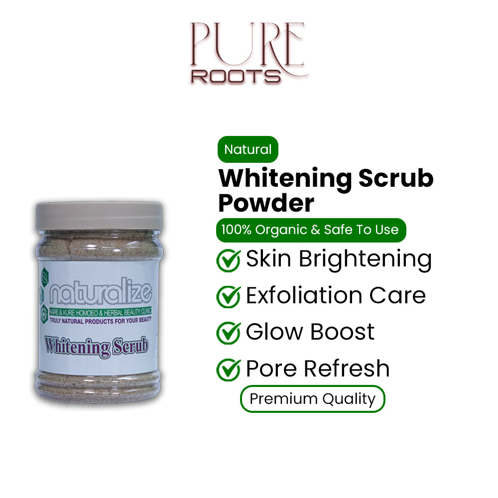 Natural Whitening Scrub Powder – 100g
